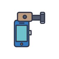 Compact Smartphone Gimbal for Enhanced Quality vector