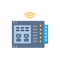 Creative Smart PLC Controller Graphic vector