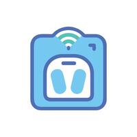 Modern Smart Scale Icon for Lifestyle vector