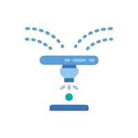 Advanced Smart Sprinkler for Efficient Water Management vector