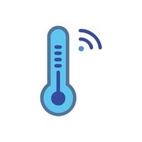 Digital Smart Thermometer for Accurate Measurements vector