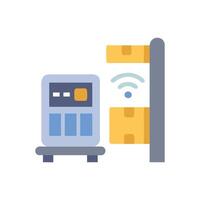 Efficient Smart Warehouse Scanner for Inventory Tracking vector
