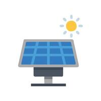 Efficient Solar Power Generator Design vector