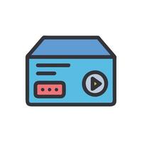 Innovative Streaming Box Concept vector