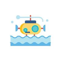 Dynamic Underwater Drone Illustration vector