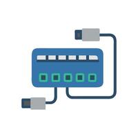 Efficient USB Hub Design vector