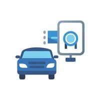 Dynamic Vehicle Diagnostic Scanner Icon vector