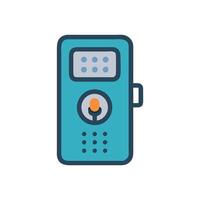 Dynamic Voice Recorder Illustration vector