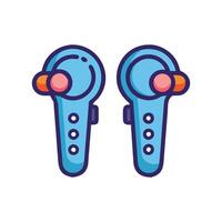 Functional VR Controllers Graphic vector