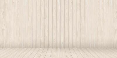 Wooden floor and wall background whitewashed colors fade condition template graphic illustration have blank space for advertisement or place the products presentation. vector