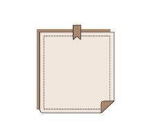 Vintage-Look Notebook Paper Set for Digital Design vector