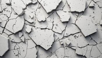 Abstract Cracked Gray Surface Texture photo