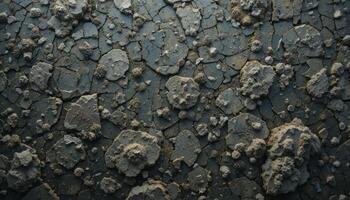Dark Cracked Earth Texture Background photo