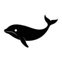 Dolphin Silhouette Clipart for Digital Art and Branding vector