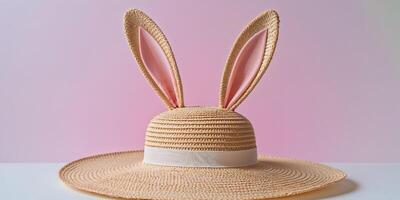 A hat with ears and a bunny ears photo
