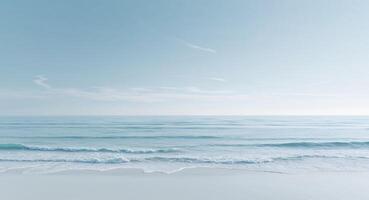 An expressive image depicting the vast and powerful ocean photo