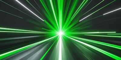 Stunning Green Light Burst A Visual Representation of Energy and Motion photo