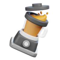 Blender Kitchenware and Cooking icon on transparent background 3d Render png