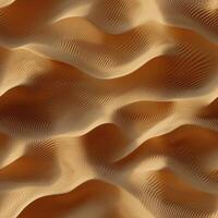 Abstract golden sand dunes with smooth curves and textured patterns photo