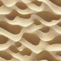 Close-up of textured sand waves creating patterns in golden sand dune landscape photo