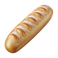 dramatic artistic Baguette Freshly Baked Transparent Background high resolution png