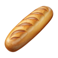 dramatic artistic Baguette Freshly Baked Transparent Background high quality png