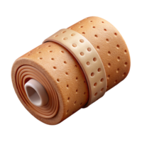 impressive traditional Bandage Roll Isolated on Transparent Background detailed png