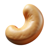 dramatic creative Cashew Nut Curved Shape Transparent Background high resolution png