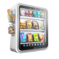 vending machine with a digital interface revolutionizes snack selection png