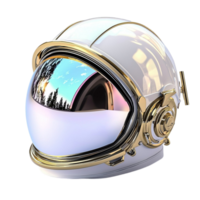 Futuristic astronaut helmet with a reflective visor represents space exploration and adventure png