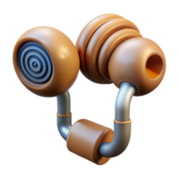 beautiful modern Earbuds with Wireless Connectivity Cutout high resolution png