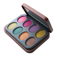 extraordinary minimalist Eyeshadow Palette Cutout with Multiple Colors high resolution png