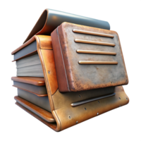 wonderful creative Financial Documents Stack Isolated Element exclusive png