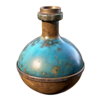 serene rustic Florence Flask with Round Bottom Cutout detailed png