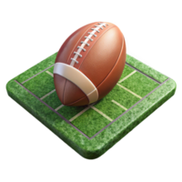 serene rustic Football Gridiron Field Lines Transparent authentic png