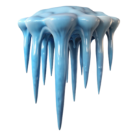 elegant minimalist Icicles Cutout with Transparent Background high quality png