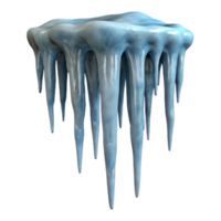 vibrant classic Icicles Cutout with Transparent Background original png