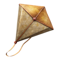 serene artistic Kite Flying High Sky Background Cutout Element high quality png