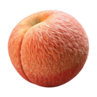 wonderful classic Peach Whole Fuzzy Skin Transparent Background authentic png