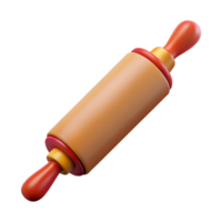 serene vintage Rolling Pin Wooden Transparent Background high resolution png