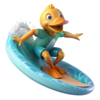 elegant contemporary Surfer Duck Diving Wave Cutout authentic png