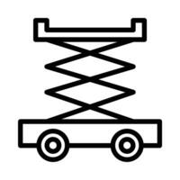Lifter icon in line style. Perfect for website mobile app presentation. Suitable for any user interface and user experience vector