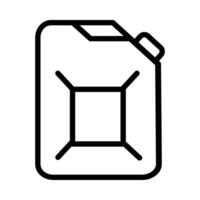 Jerrycan icon in line style. Perfect for website mobile app presentation. Suitable for any user interface and user experience vector