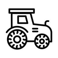 Tractor icon in line style. Perfect for website mobile app presentation. Suitable for any user interface and user experience vector