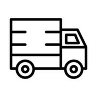 Delivery Truck icon in line style. Perfect for website mobile app presentation. Suitable for any user interface and user experience vector