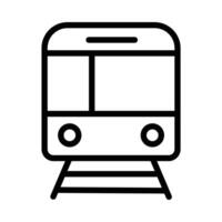Train icon in line style. Perfect for website mobile app presentation. Suitable for any user interface and user experience vector