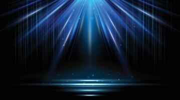 Abstract elegant background, Light ray with speed line effects on top, template for award backdrop. vector