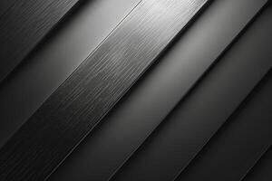 Abstract black wooden texture with sleek lines and subtle sheen. photo