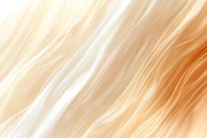 Elegant fabric waves in soft beige and white tones create a serene and luxurious atmosphere. photo