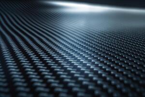 Abstract close-up of a textured surface with a mesmerizing wave pattern, showcasing shades of blue and silver. photo